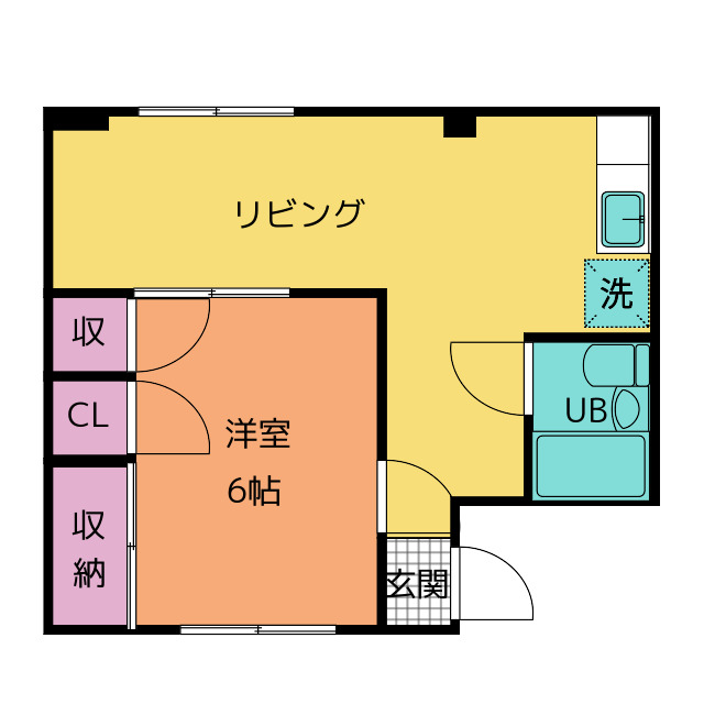 日ノ出町ビルヂングの間取り