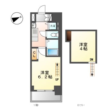 プレサンス金山グリーンパークスの間取り