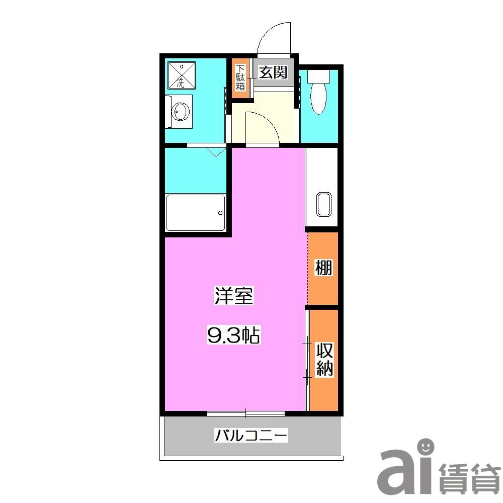 ZERO笠幡sta.の間取り