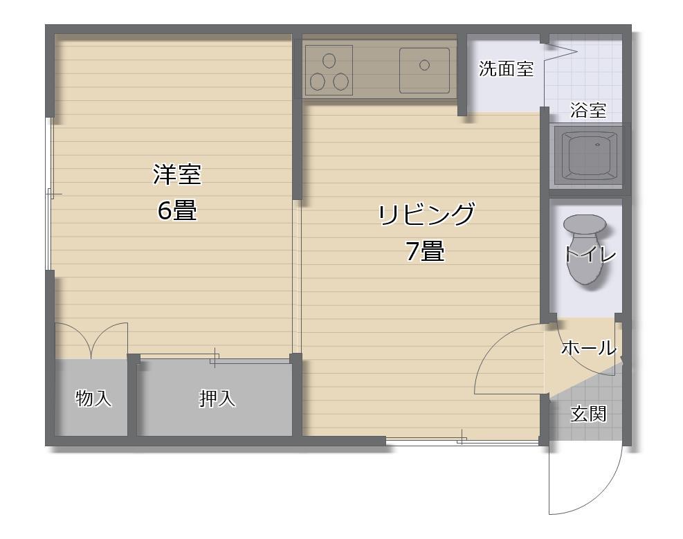 中野ハイツの間取り