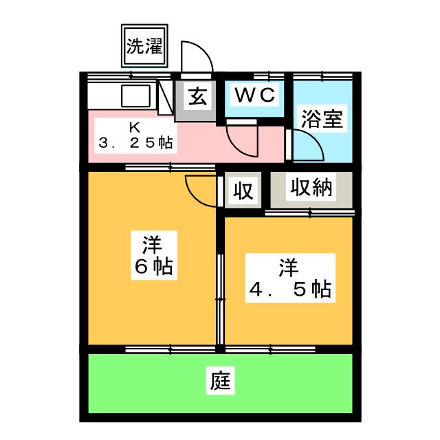 野口ハイツの間取り