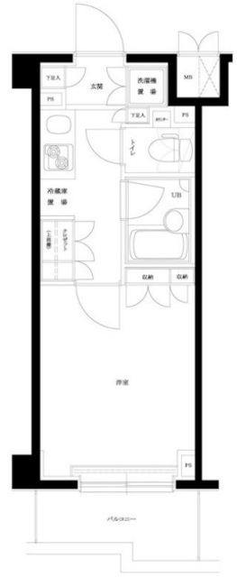 ルーブル目黒不動前の間取り