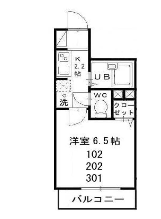 T.K.Bridge西新宿の間取り