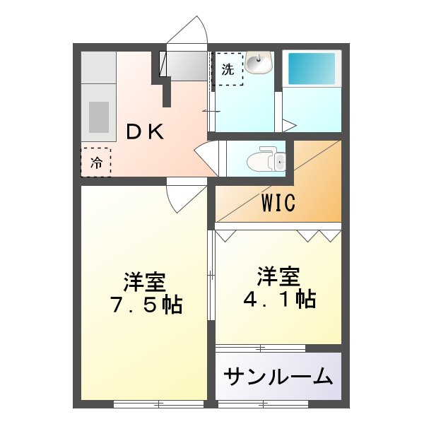 リブフラットの間取り