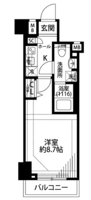 プレール・ドゥーク練馬中村橋の間取り