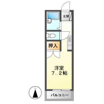 シャンポール森山の間取り