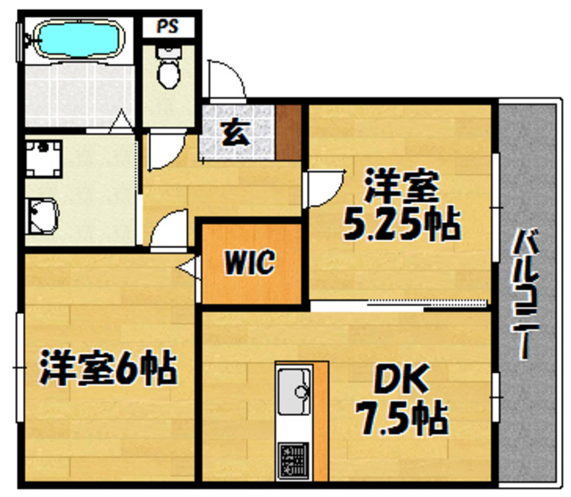 エル　プエンテIIの間取り