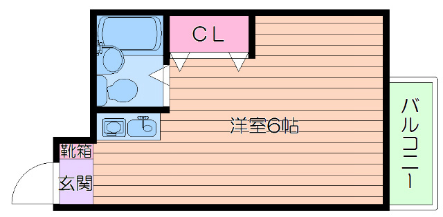 吹田市泉町のマンションの間取り