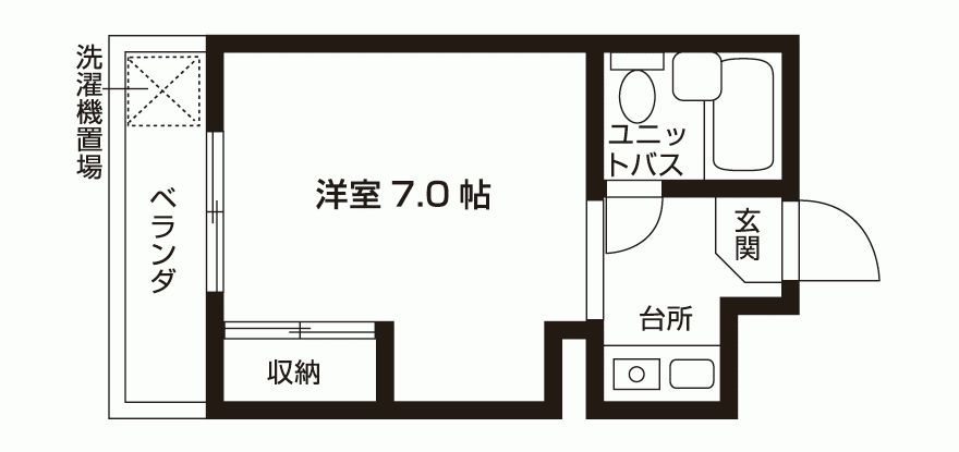 ロイヤルハウス東山の間取り