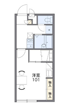 レオパレス沼崎の間取り