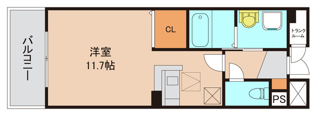 松戸市東平賀のマンションの間取り