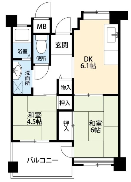 住吉団地の間取り