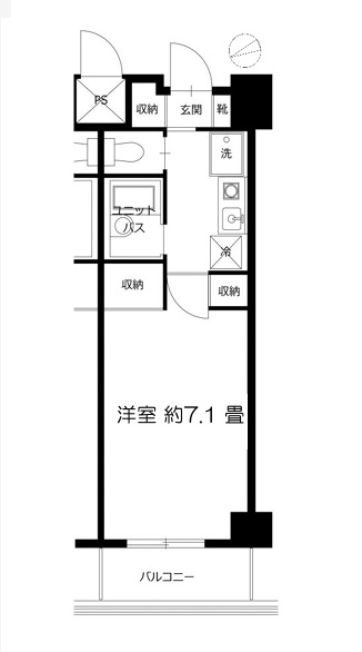 アーツ芝浦の間取り