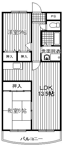 ベネッセ桂川の間取り