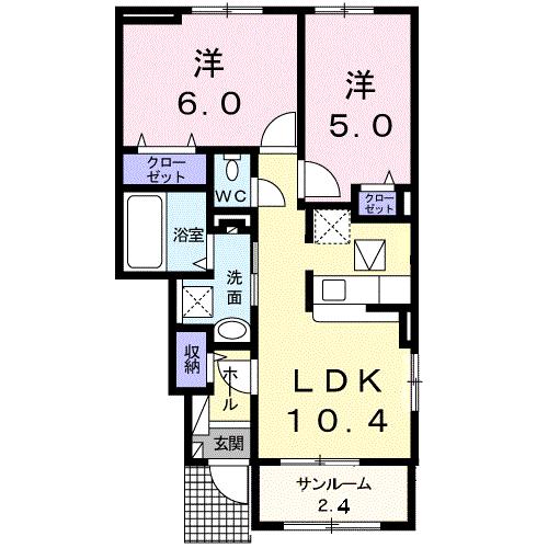 プランドールＭ　VIの間取り