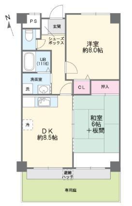 カンナビ高山　1Ｆの間取り