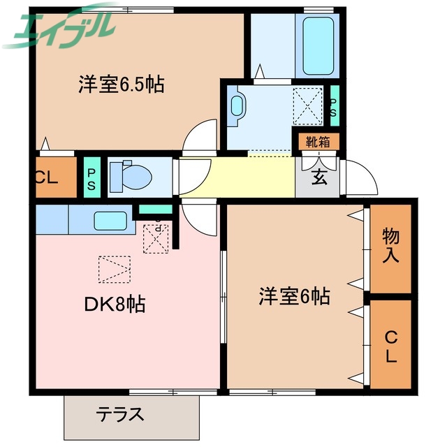 コスモスハウス　Ｄの間取り