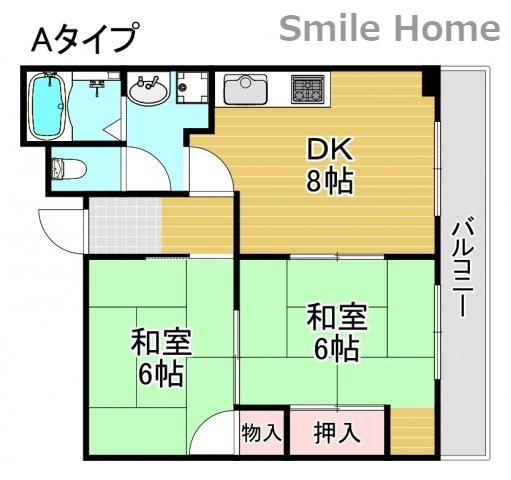 エムテック北島の間取り