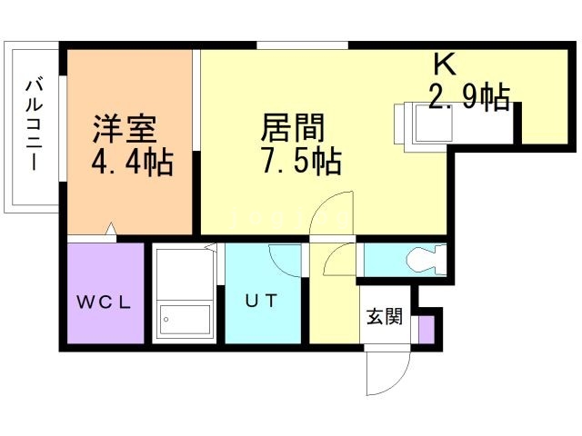 フォンテーヌ伏見の間取り