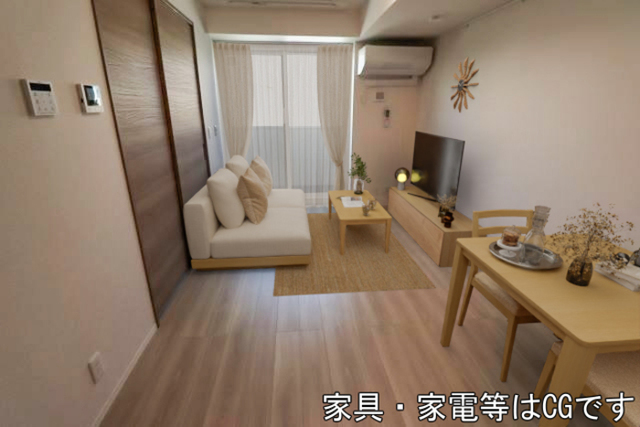 居室・リビング　家具／家電はＣＧです