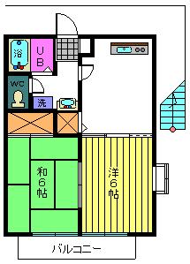 コンフォーレ天神の間取り