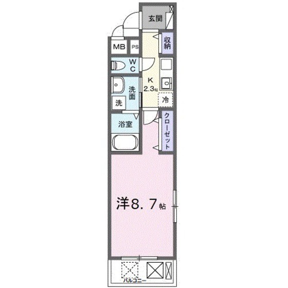 府中町鶴江アパートの間取り