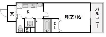 プレミアムステージ京大前の間取り