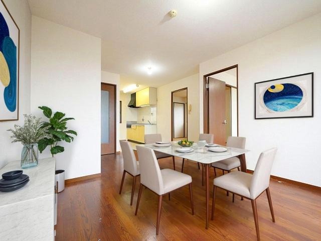 居室・リビング　CGで家具等を配置したもので家具等は含まれません