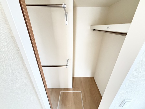 収納　ウォークインクローゼット