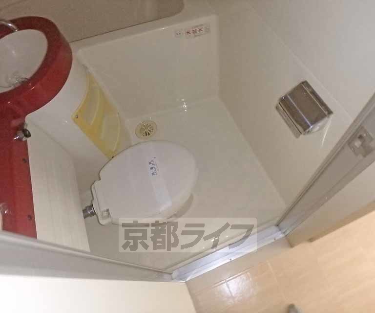トイレ　ユニットバスのトイレです。