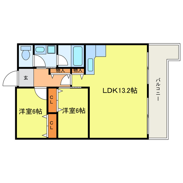 阪神ハイグレードマンション7番館の間取り