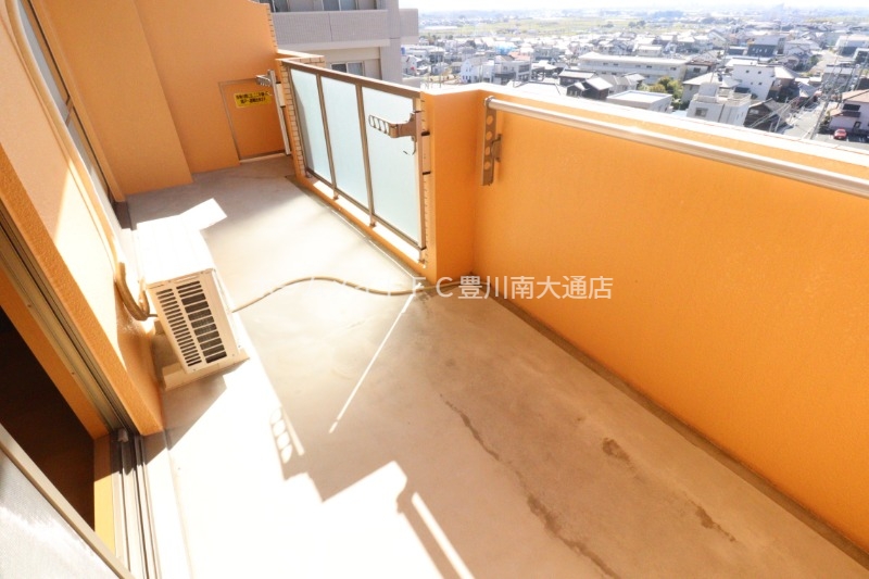 バルコニー　同型別部屋
