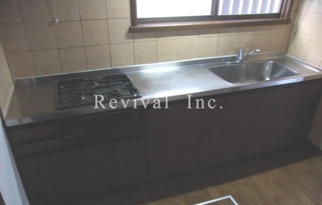 キッチン　料理のしやすいガスキッチン仕様