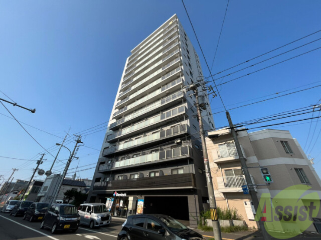 建物外観　札幌市東区北１５条東「アルファスクエア北１５条」