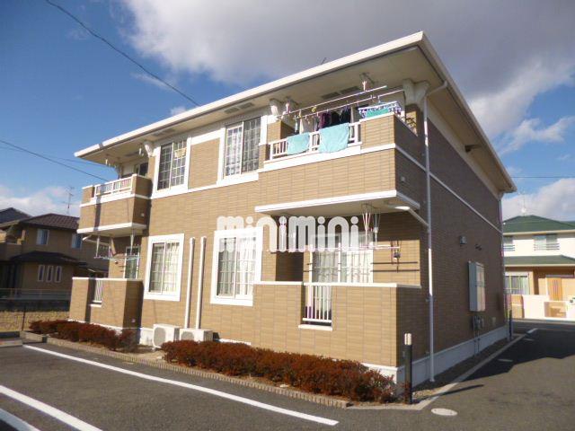 建物外観　茶色のおしゃれなアパート