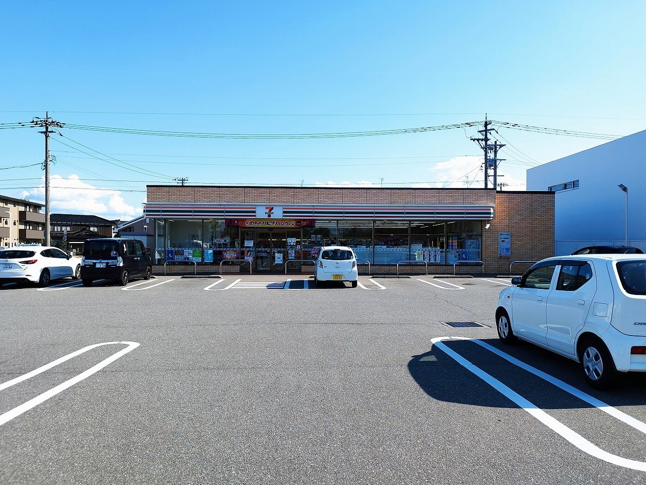 コンビニ　セブンイレブン野々市押野1丁目店（コンビニ）まで308m