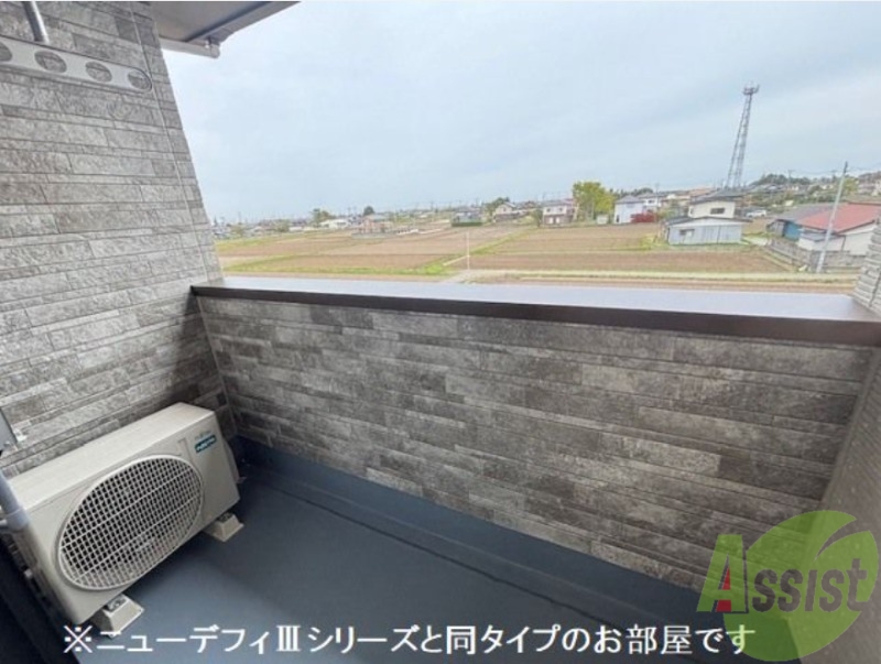 バルコニー　建設中のため、写真はイメージになります。