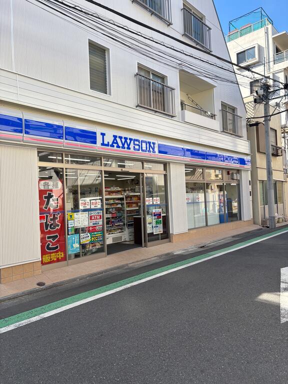 コンビニ　ローソン下目黒二丁目店（コンビニ）まで370m