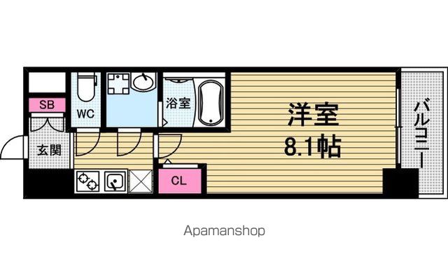 Fortuney 大手前の間取り写真