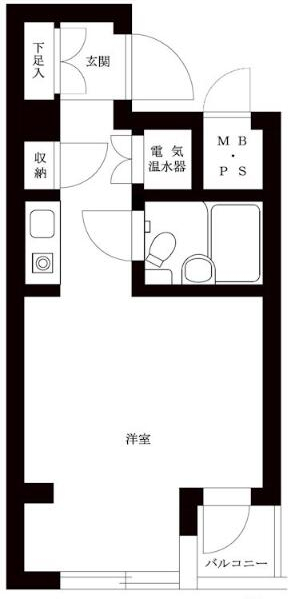 都営三田線 春日駅 徒歩8分 12階建 築43年の間取り写真