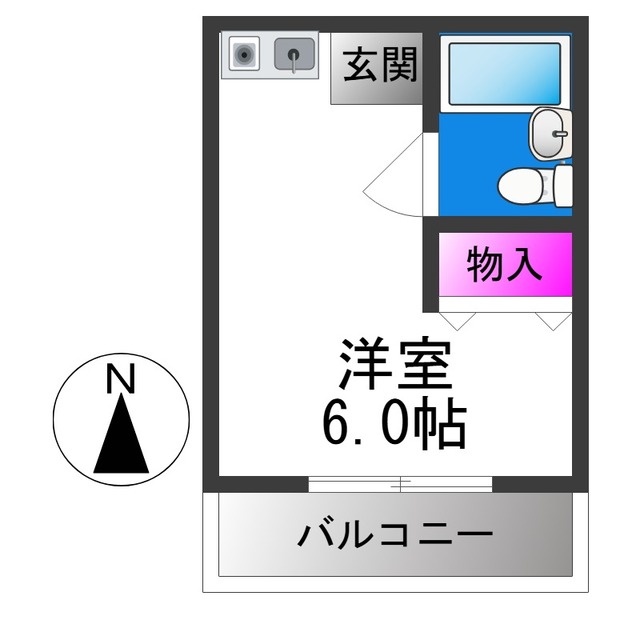 レナジア長原の間取り写真