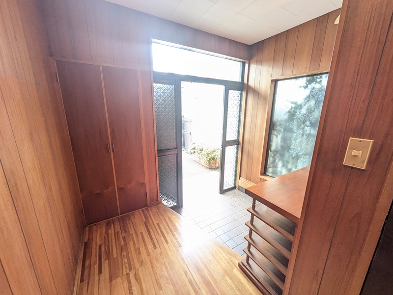 松庵2丁目短期貸し専用戸建の玄関写真