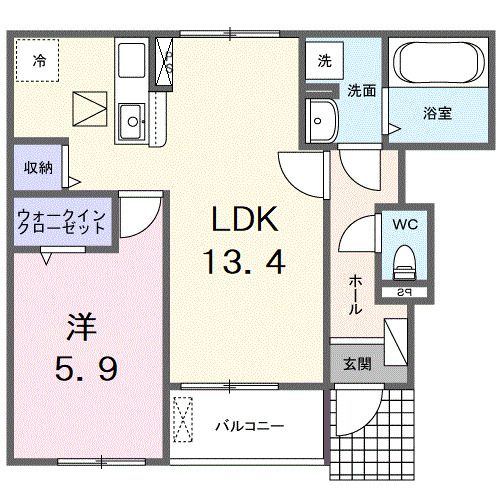 ヒカルサ所沢の間取り写真