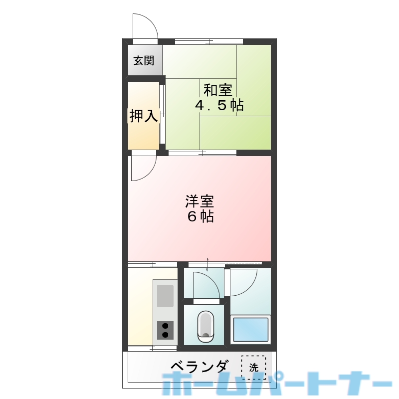 吉成マンション東の間取り