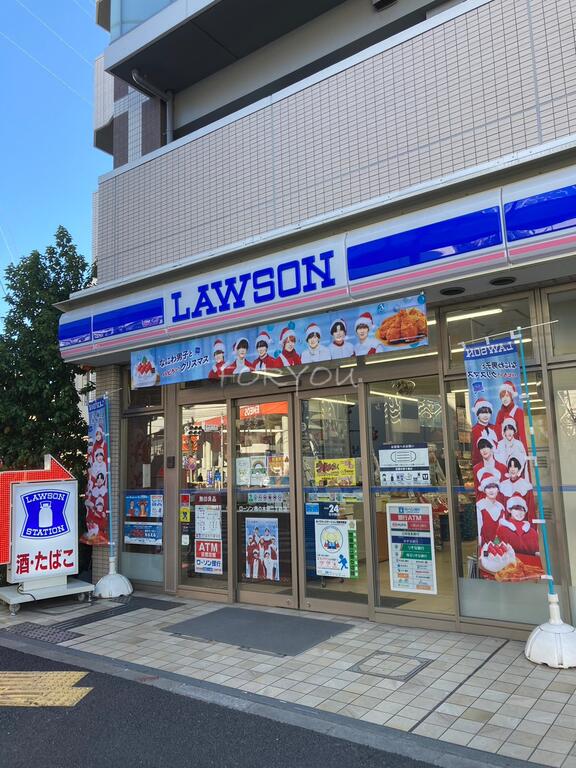 コンビニ　ローソン柿の木坂二丁目店（コンビニ）まで129m