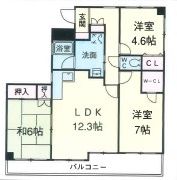 カーサ梶山の間取り