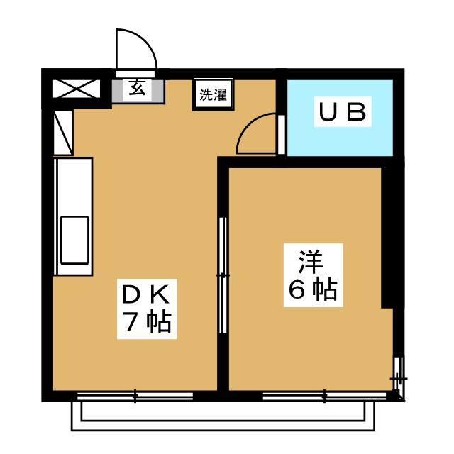 ラフィーヌ元山の間取り