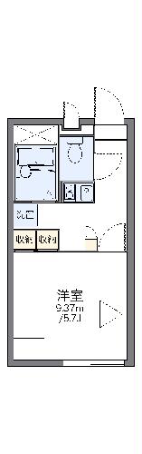 【レオパレスシュテルンの間取り】