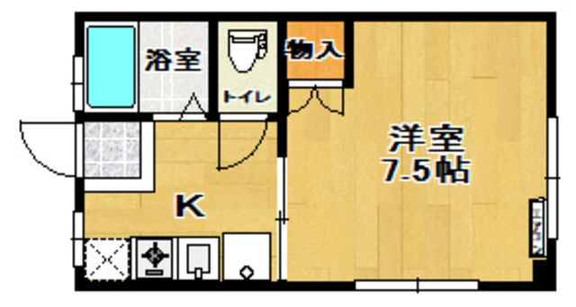 パレス安積IIの間取り