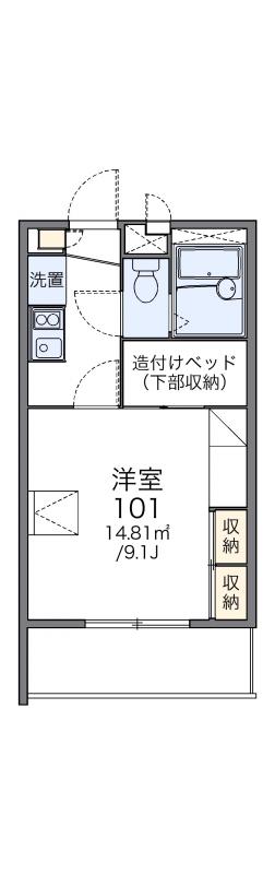 高松市東山崎町のマンションの間取り